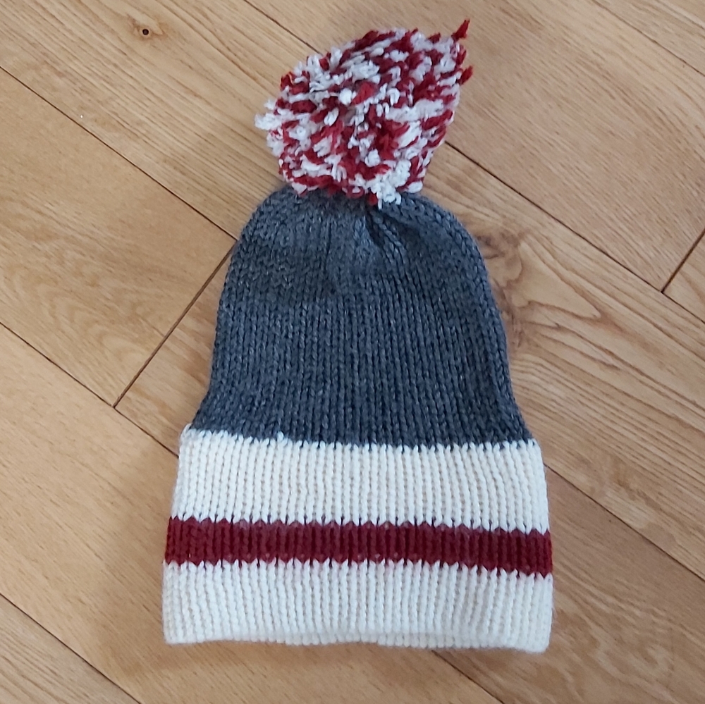 Handmade sock monkey hat